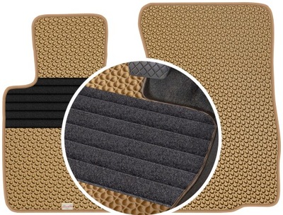 BMW Z4 E89 CUPÉ 2009-2016 ALFOMBRILLAS GOMA PARA COCHE EVA COLOR BEIGE  