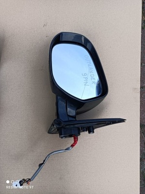 Дзеркало ліва mitsubishi outlander ii 9-pin 2010r 68l europa фото №1