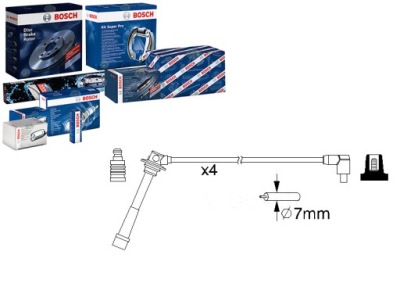 Набор трубопровод зажигания toyota avensis 1.6/1. фото №1