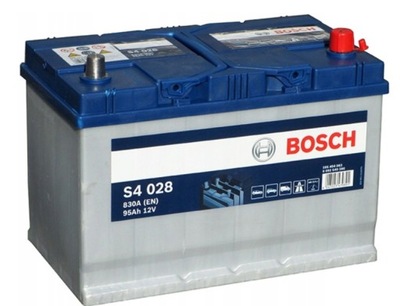 АКУМУЛЯТОР BOSCH S4 028 95AH 830A P+ RAD-OM