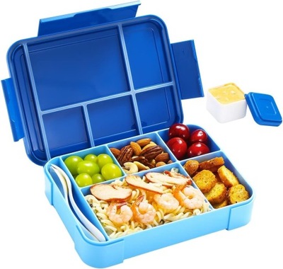 Inngly Pudełko śniadaniowe na lunch dla dzieci z przegródkami - 1300 ml