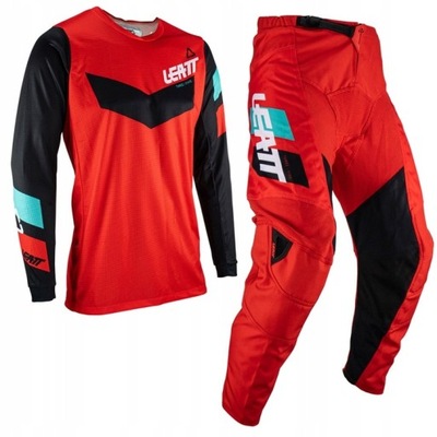 LEATT Strój KOMPLET Bluza Spodnie MOTO KIT 3.5 CZERWONY Enduro ATV Cross L