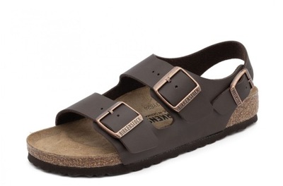 Birkenstock Milano BS 0034703 Dark Brown brąz Narrow Fit damskie sandały 39