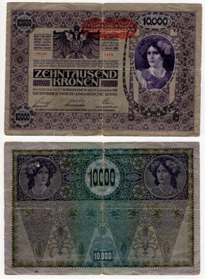 AUSTRIA 1919 10000 KRONEN
