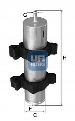 UFI FILTERS 31.950.00 FILTRAS DEGALŲ 