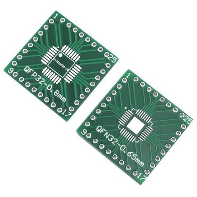Adapter QFP32-0.8 QFN32-0.65 na DIP