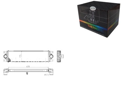 THERMOTEC ІНТЕРКУЛЕР NISSAN INTERSTAR DCI 140 (X7