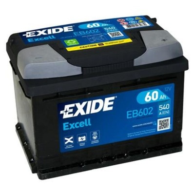 BATERÍA EXIDE EB602 CHEVROLET, CHRYSLER, AUDI  