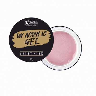 Akrylożel NC Nails UV Acrylic Gel Shiny Pink 50g