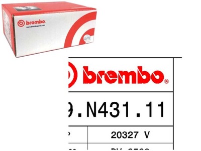 ГАЛЬМІВНІ ДИСКИ ГАЛЬМІВНІ 2 ШТУКИ. ПЕРЕД TOYOTA VENZA 2.7 3.5 11.08-11.16 BREMBO