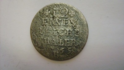 Moneta 1/12 talara 1765 Prusy B