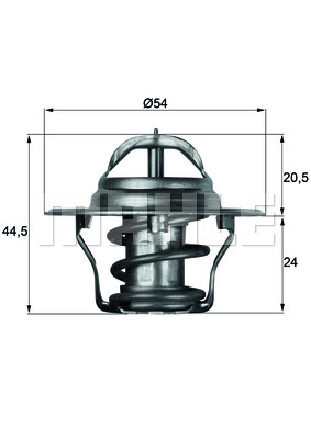 TERMOSTATOS DE AUTOMÓVIL BEHR TX 4 87D  