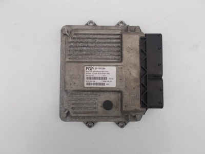 Бортовой компьютер блок управления двигателя fiat panda ii 55180280 фото №1