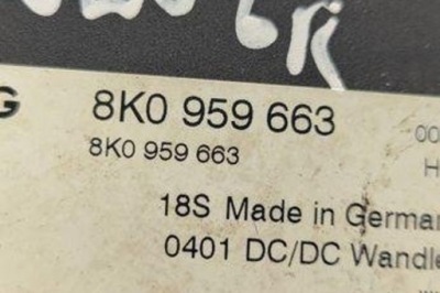 Другое модули vw polo 9n_ 8k0959663 1.2l дизель 2011 фото №1