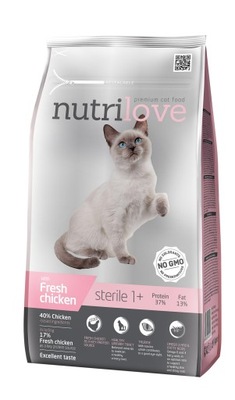 NUTRILOVE Premium CAT STERILE 1,4kg