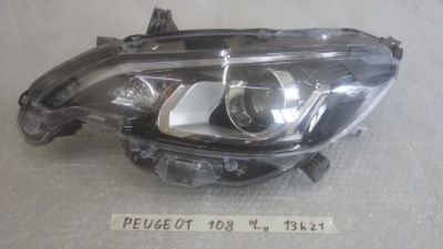 Peugeot 108 фара левая линза с led фара левая фото №1