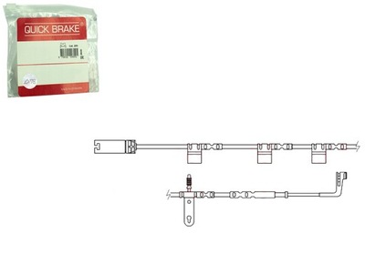 Quick brake ws 0267 a контакт попереджувальний, знос накладок гальмівних фото №1