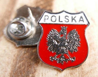 Polska Godło Znaczek Blacha Wpinka Pin Orzeł Polsk