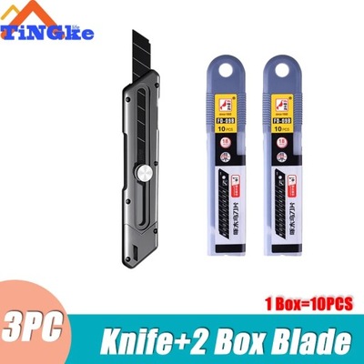 Zinc Alloy Utility Knife With Blades Small Portable Disassemble Metal Blade