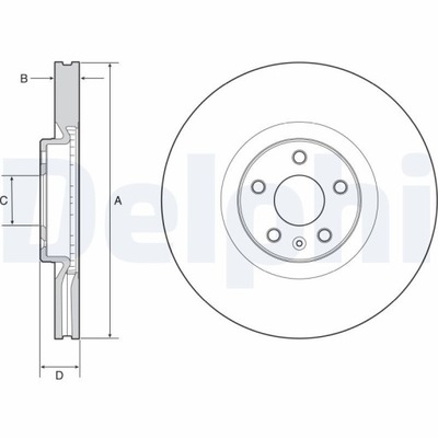 DISCO DE FRENADO VOLVO S90 II T4 17-  