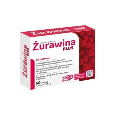 Żurawina Plus 60 tabl.