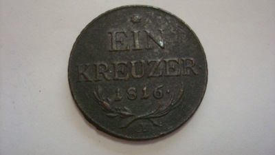 Moneta 1 krajcar 1816 A stan 3