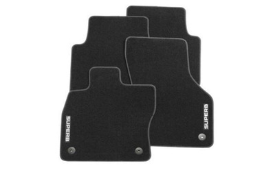 ORIGINAL ALFOMBRILLAS DE FELPA SKODA SUPERB 3 KIT  