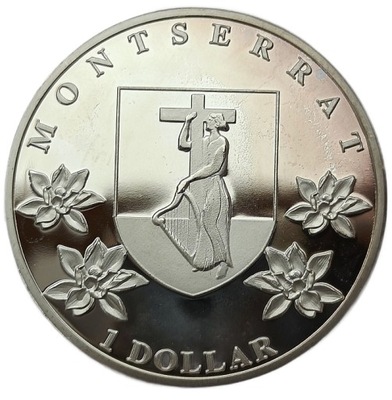 MONTSERRAT - TERYT BRYTYJSKIE 1 DOLLAR 2014 40mm