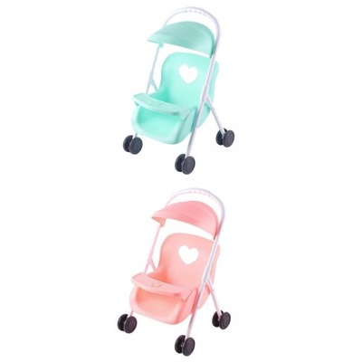 2 szt. Wózek dla lalek dla niemowląt Mini wózek sp