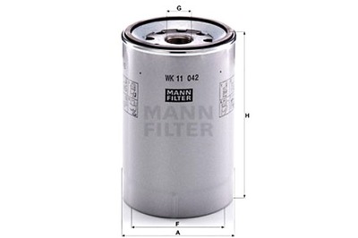 MANN-FILTER FILTRAS DEGALŲ RVI C D D ACCESS DTI5-122HN-DTI8-122HS 