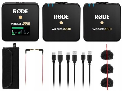 Mikrofon pojemnościowy Rode Wireless GO II USZKODZONY