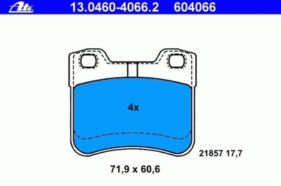 ZAPATAS DE FRENADO CITROEN SAXO 96-04  