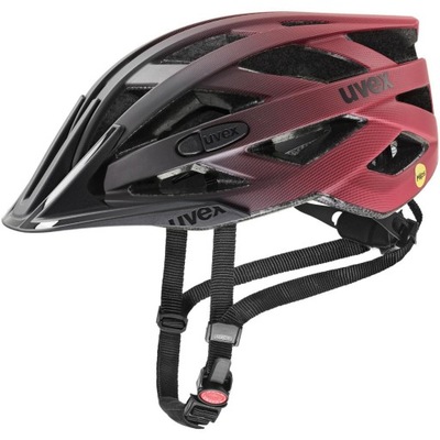 KASK UVEX I-VO CC MIPS red black mat 56-60 cm