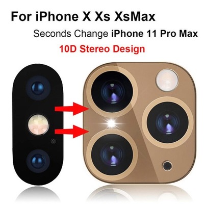 Obiektyw aparatu Film dla IPhone X/XS sekund zmie