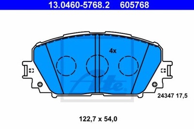 SABOTS DE FREIN DE FREIN AVANT GREAT WALL VOLEEX C20R, TOYOTA RACTIS, VERSO S, YARI - milautoparts-fr.ukrlive.com