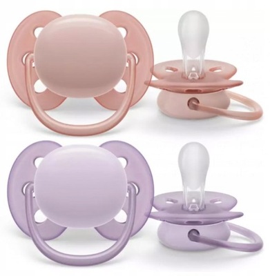 AVENT Smoczek Uspokajający 0-6m Ultra Soft girl