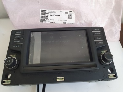 3G0919605B PANEL MONITOR RADIO VW GOLF 7 VII  