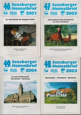 15215 Sensburger Heimatbrie 13 zeszytow