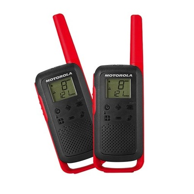 Radiotelefon Motorola T62 czerwony walkie talkie