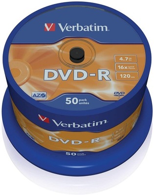 Płyta DVD Verbatim DVD-R 4,7 GB 50 szt.