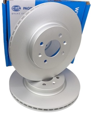 2x тормозные диски тормозные osi перед hella hyundai i20 ii kia rio iv фото №1