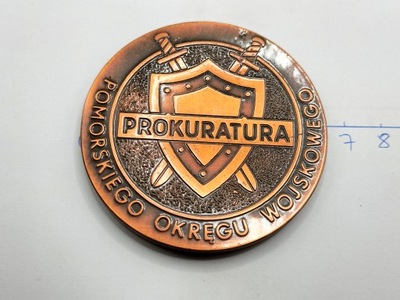 MEDAL PROKURATURA POMORSKIEGO OKRĘGU WOJS. NR 1107