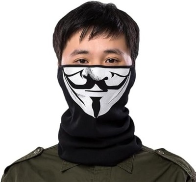 MASKA KOMINIARKA BANDANA CHUSTA NA TWARZ ANONYMOUS