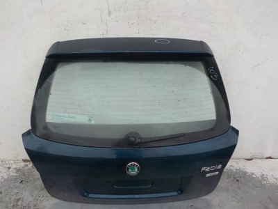 103 skoda fabia ii kombi lift крышка багажника задняя задняя фото №1