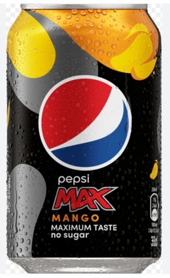 Pepsi Max Napój 330ml Mango