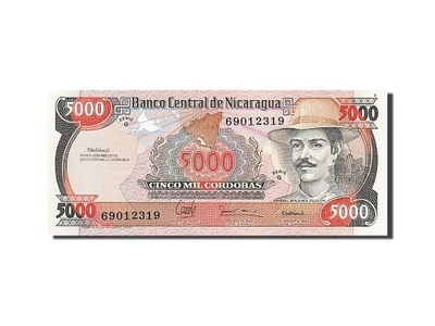 Banknot, Nicaragua, 5000 Cordobas, 1987, UNC(65-70