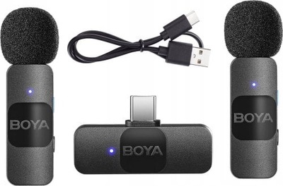 Mikrofon bezprzewodowy do streamingu Boya BY-V20 USB - C Android