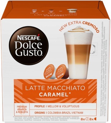 Kapsułki Nescafé Dolce Gusto Latte Caramel 16 szt