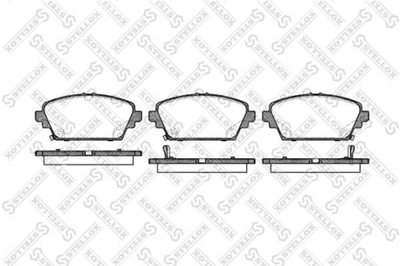 КОЛОДКИ ТОРМОЗНЫЕ NISSAN PRIMERA 00-02 ПЕРЕД