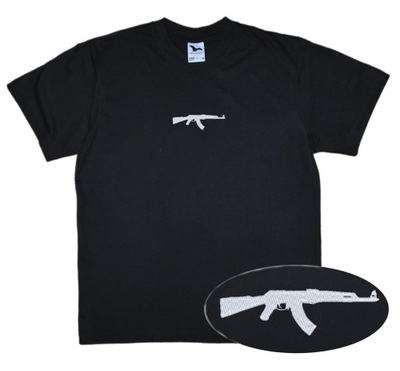 Koszulka T-shirt HAFT Unisex AK47 Kałasznikow XXL